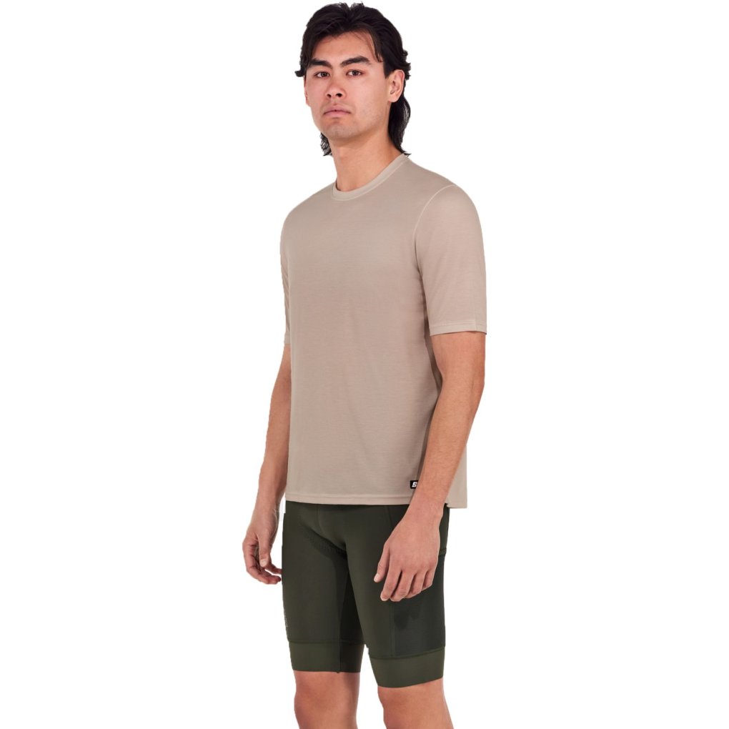 Santini Delta Line Tech T-Shirt Men 5S499GLLDELTALINE - beige BG