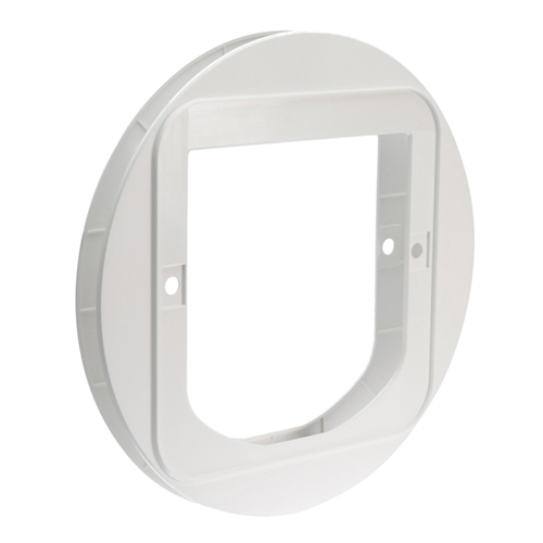 Sureflap Cat Flap Mounting Adapter - Grey/white