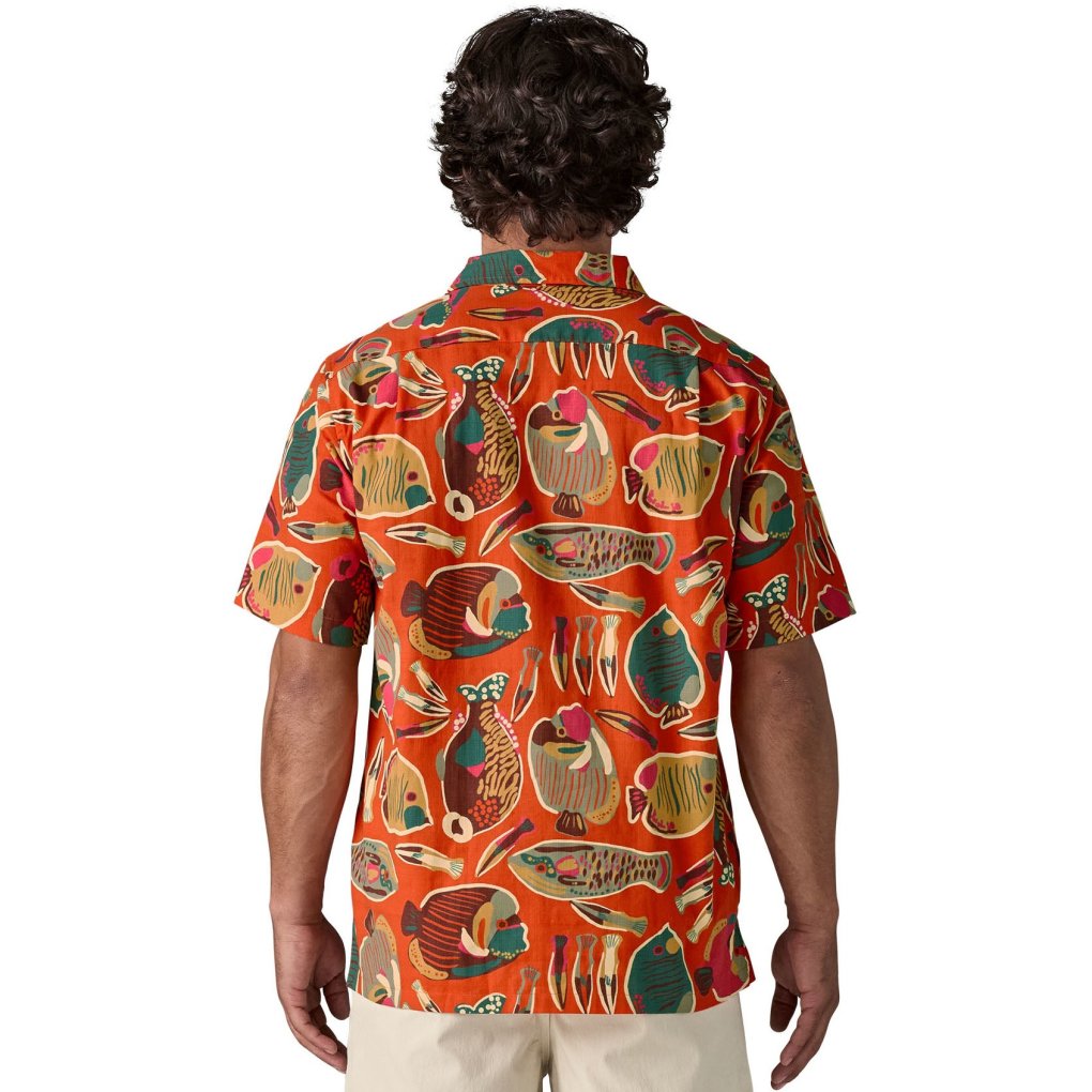 Patagonia Tidal Threads Camp Shirt Men - Wrasse: Pollinator Orange