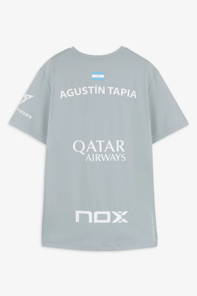 Agustin Tapia Sponsors AT10 Grey T-shirt