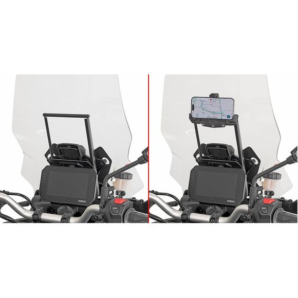 Givi Handlebar Mounting Bar Chassis for GPS MountYAMAHA 890 TRACER 9 - 2025Ref: GI2574 / FB2175