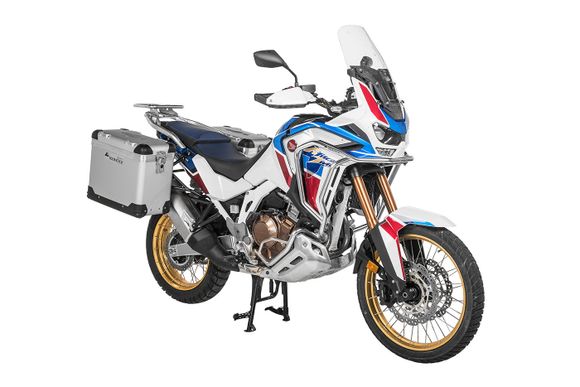 Touratech ZEGA Pro 38/45 suitcase - Black support included - Gray anodizedRef: Trt01812A / 01-403-6786-0