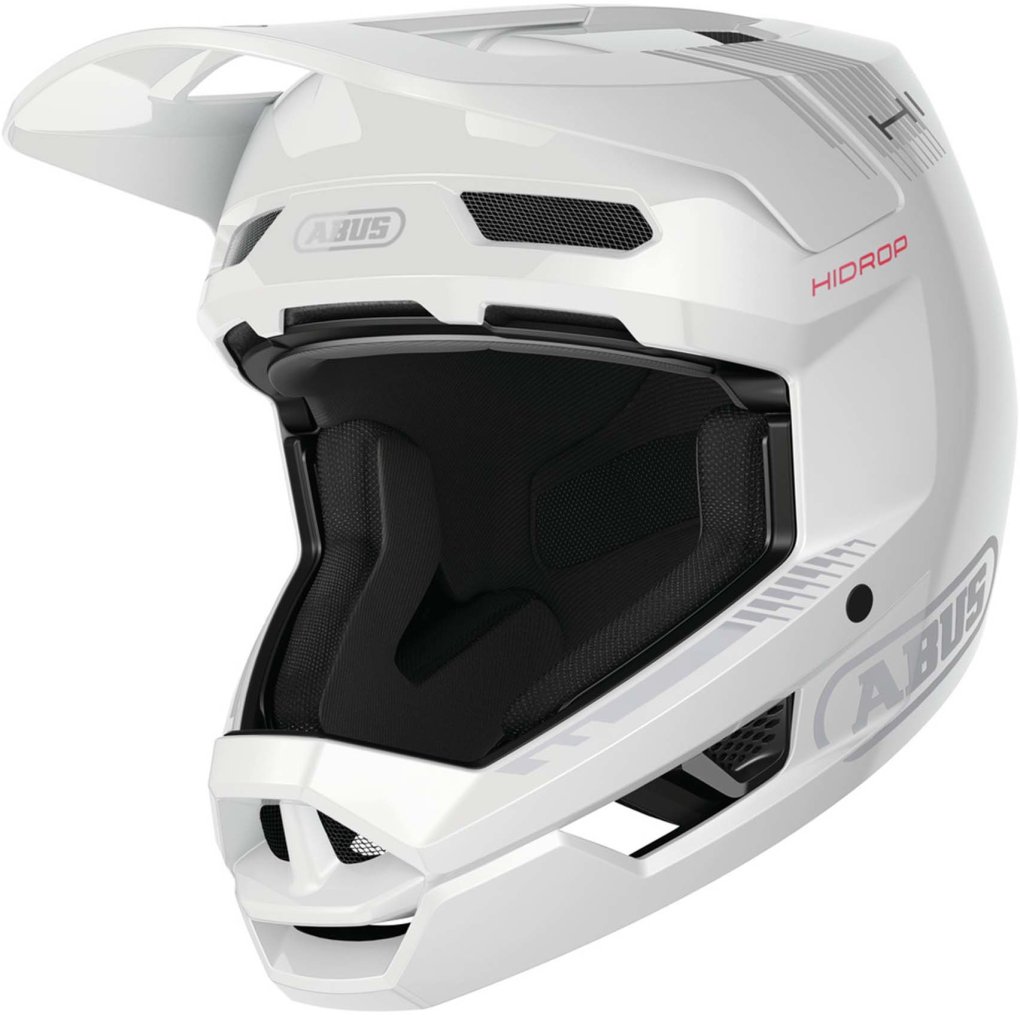 ABUS HiDrop Fullface Helmet - shiny white