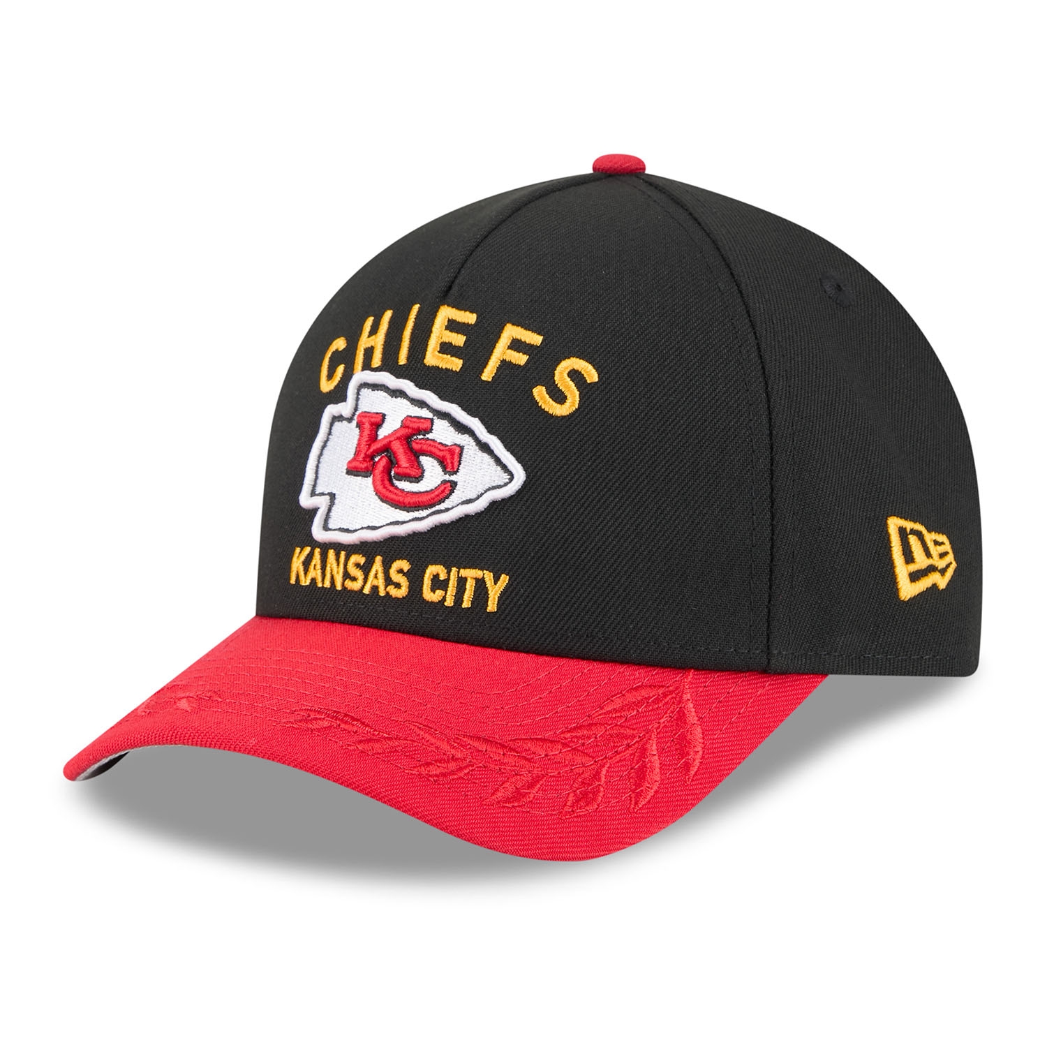 Kansas City Chiefs 2025 NFL Draft 9FORTY M-Crown A-Frame Snapback Cap Black