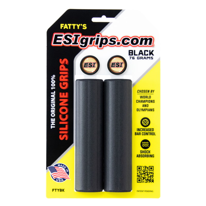 ESI Grips Fatty's Handlebar Grips - Black