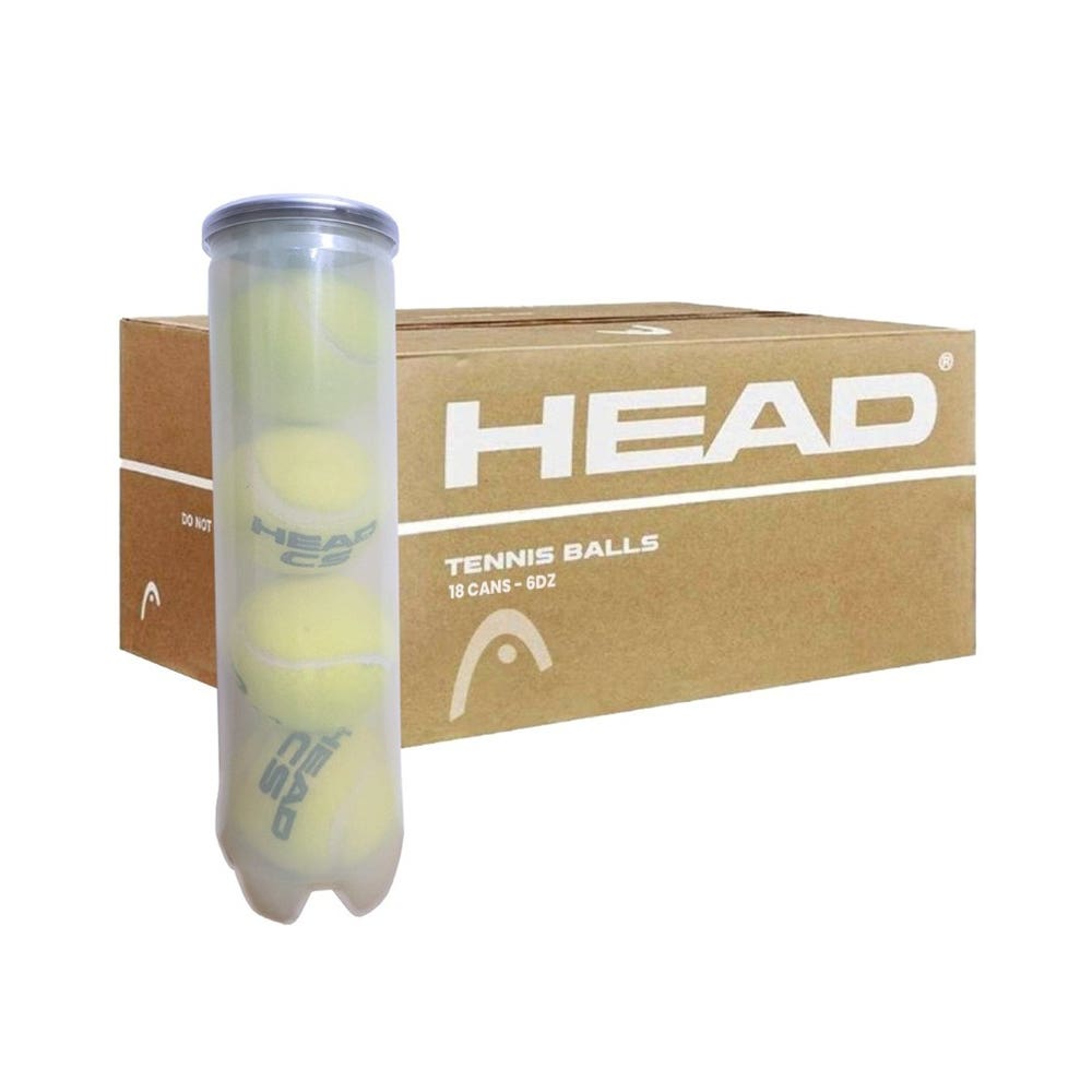 BOX OF 18 CANS OF 4 BALLS HEAD CS 577554