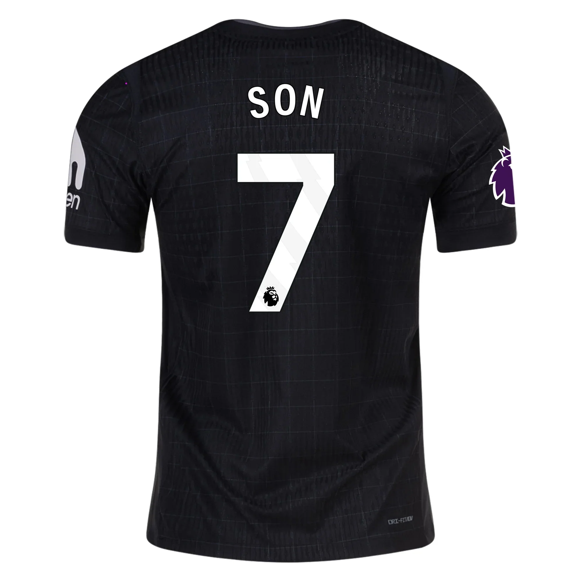 Son Heung-min Tottenham Hotspur Authentic Away Jersey 25/26 w/ EPL Patch (Black/Iron)