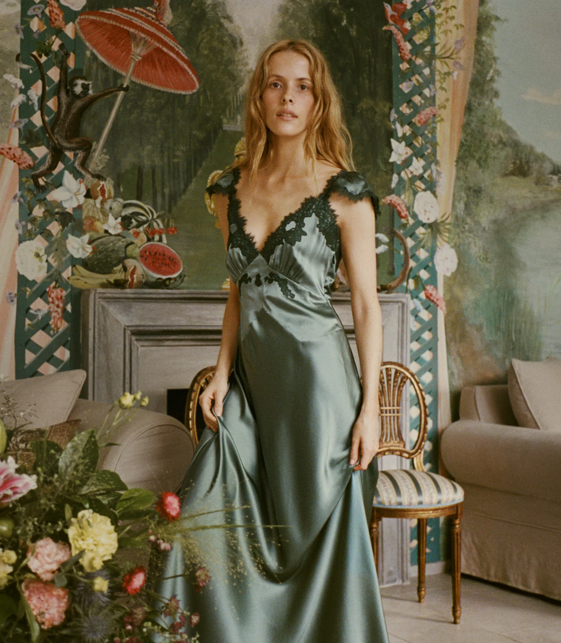 Fiona Maxi Dress - Dulac Green