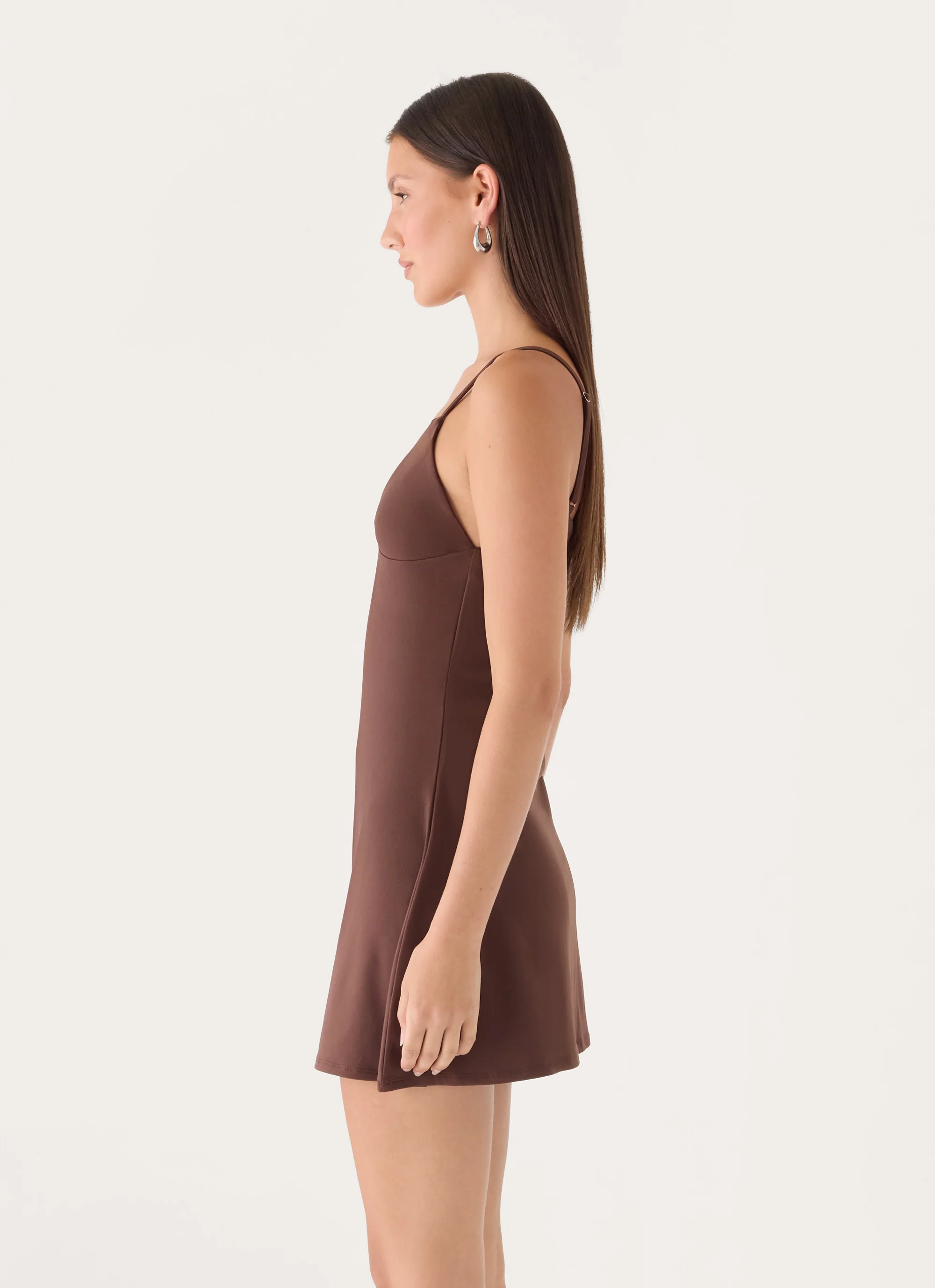 Savanah Mini Dress - Chocolate