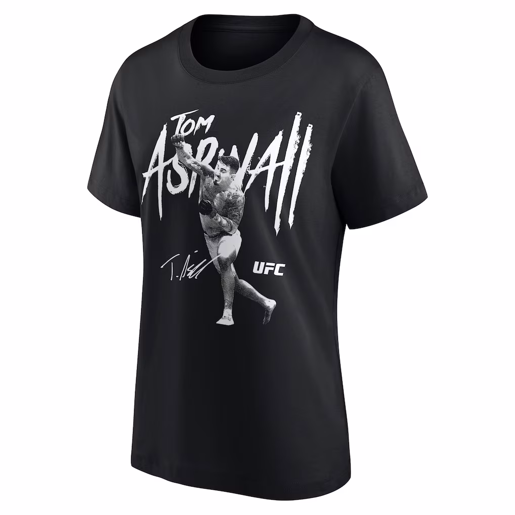 UFC Tom Aspinall Mono T-Shirt - Black - Womens