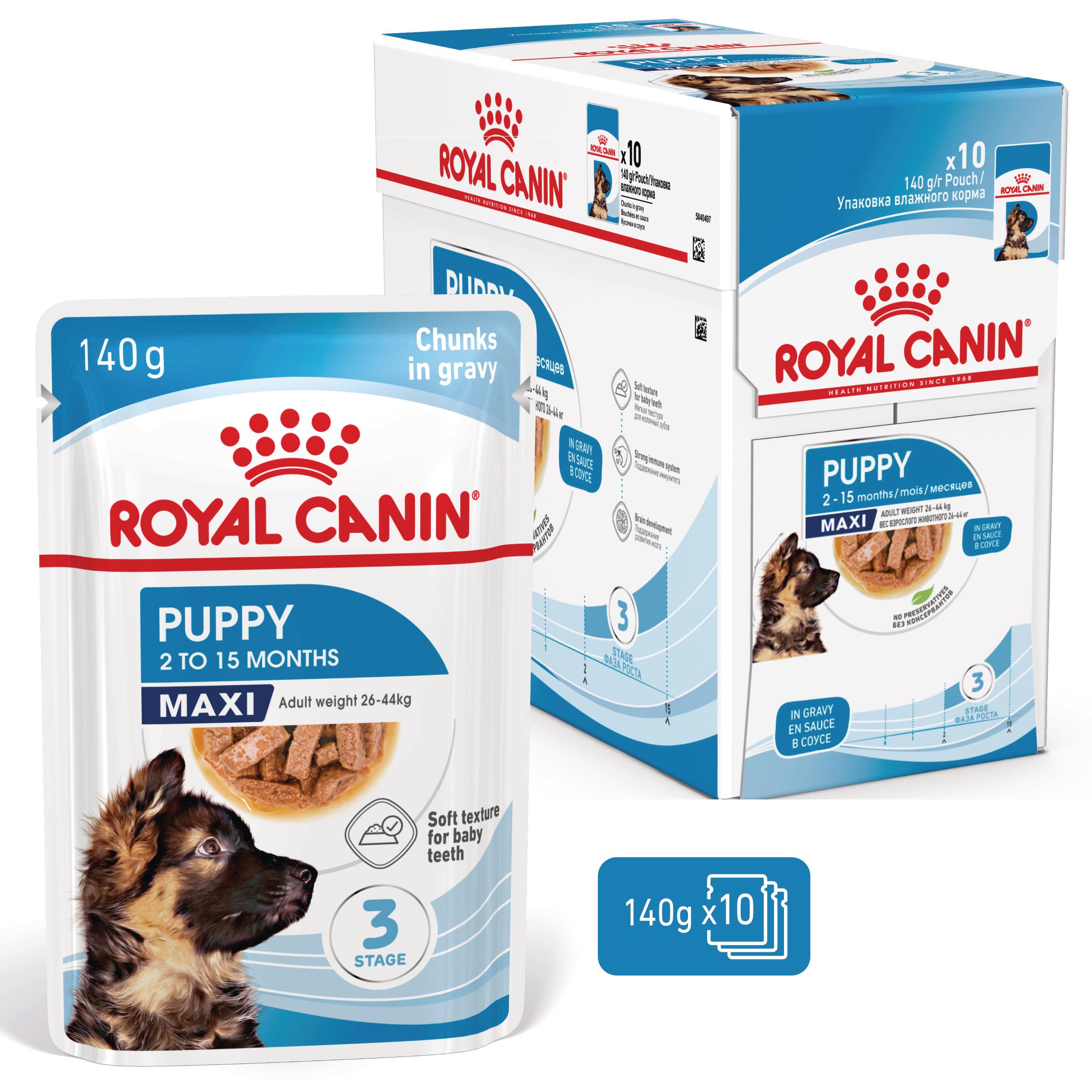Royal Canin Maxi Puppy Wet - 10 x 140g