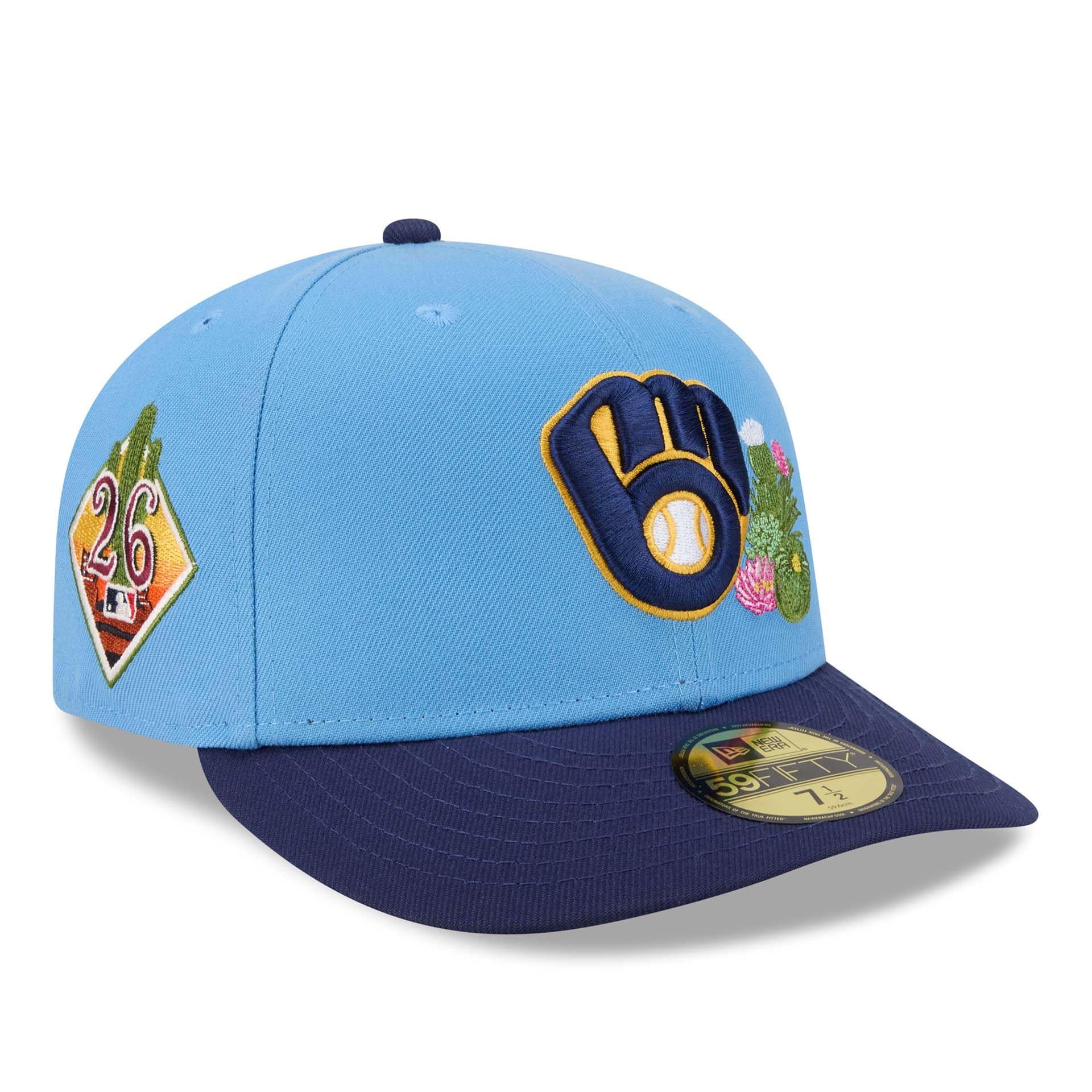 Milwaukee Brewers 2026 MLB Authentic Spring Training 59FIFTY Pre-Curved Cap Blue