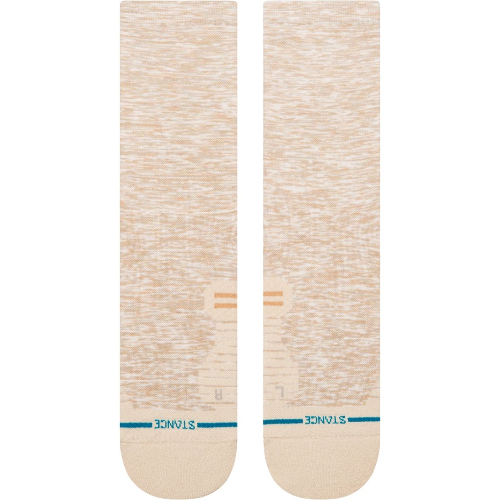 Stance Marled Light Crew Socks Unisex - oatmeal