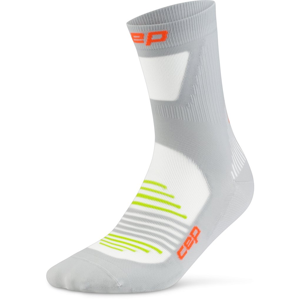 CEP Pro Run Ultralight Mid Cut Compression Socks Men - grey
