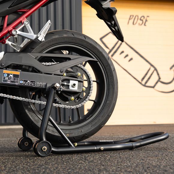 Motoblouz Rear Kickstand with Universal Rubber Support - BlackRef: KOR0008