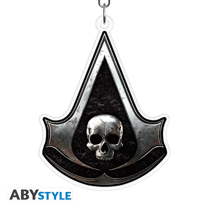 ASSASSIN'S CREED Acryl® Keychain Crest Black Flag