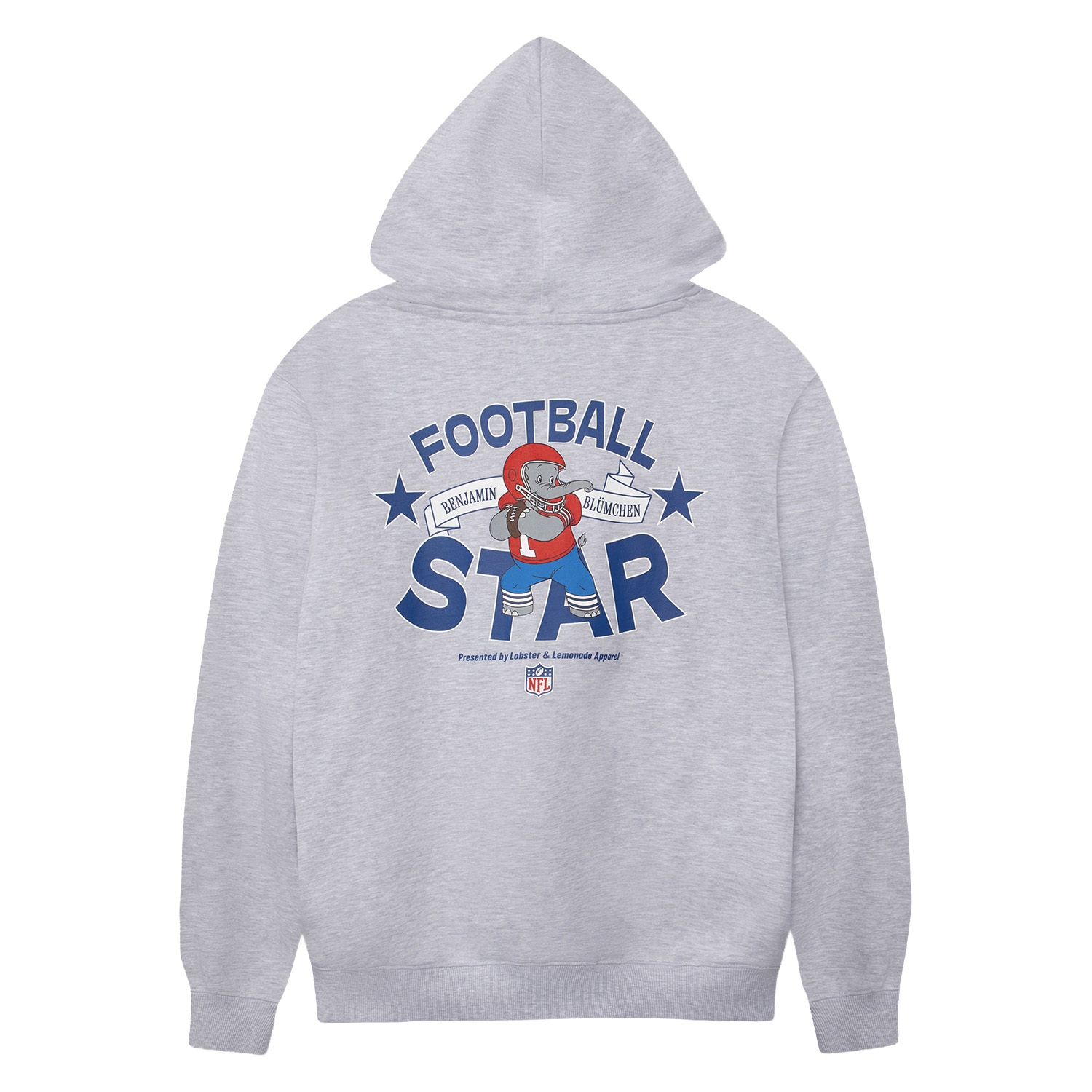 Benjamin als Football Star '18 Street NFL Hoodie Gray
