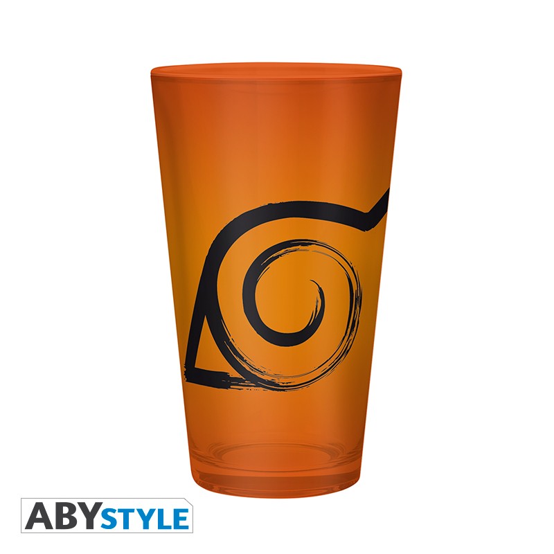 NARUTO SHIPPUDEN Large Glass Konoha & Seal