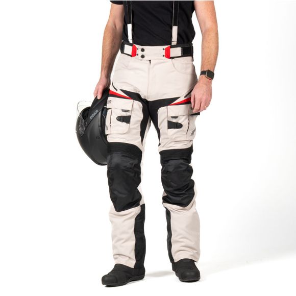 Dxr Emisfer Pant Motorcycle Pants - Gray / RedRef: DXR0406