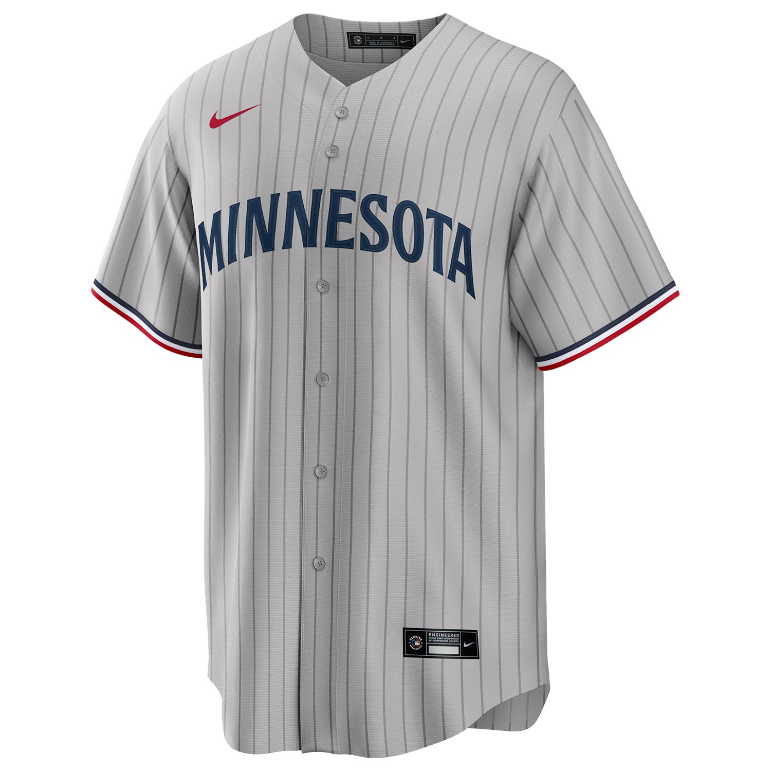 Minnesota Twins Nike MLB Road Jersey Gray