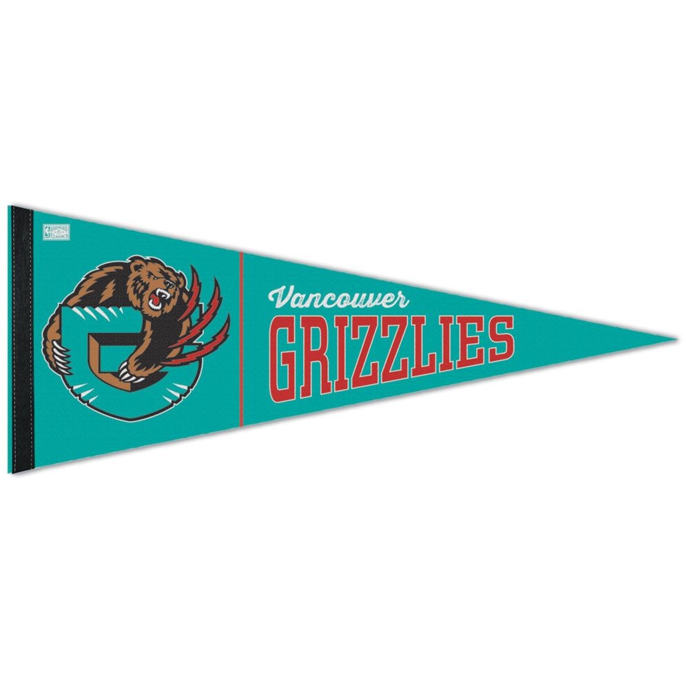Vancouver Grizzlies Hardwood Classics Premium NBA Pennant
