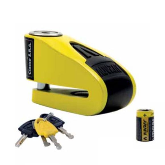 Anti-theft Auvray DISC LOCK B lock 10 black/yellow SRA UniversalRef: Auv0061 / Bla10Ybcauv