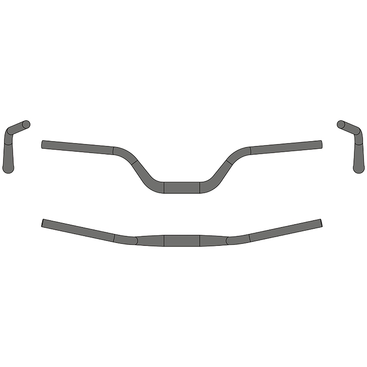 Ergotec Riser Bar 100 31.8 MTB Handlebar - Safety Level 6 - matt black