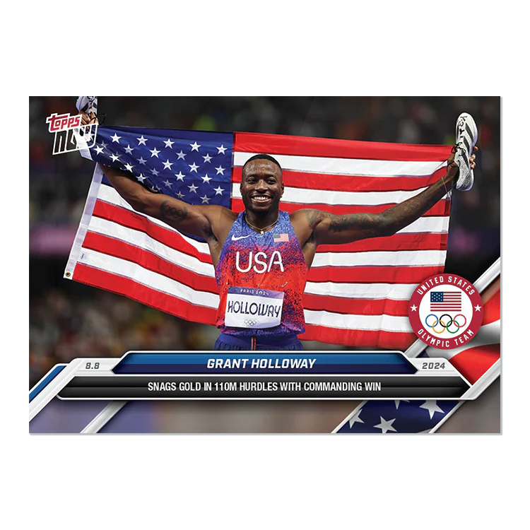 Grant Holloway - 2024 Olympic Games TOPPS NOW® Card 21