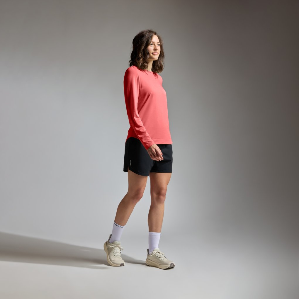 GOREWEAR Training Long Sleeve Tee Women - coral red DI00