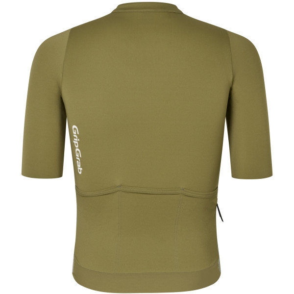 GripGrab PACR Lightweight Short Sleeve Jersey Men - Olive Green