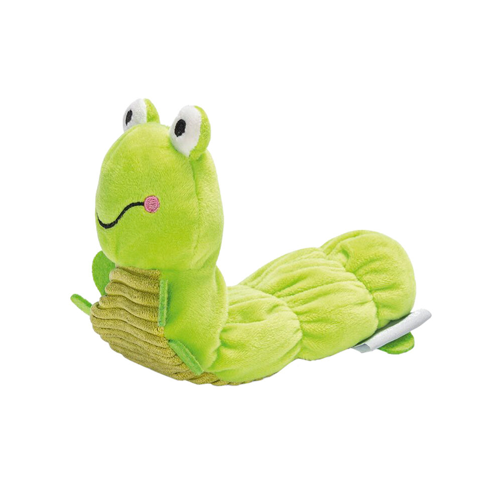 Beeztees - Moving Caterpillar - Cat - Plush - USB - Green - 22 x 8 x 4 cm