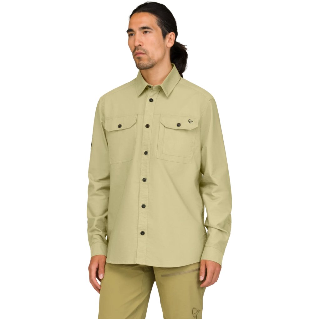 Norrona femund cotton Shirt Men - Sage Green