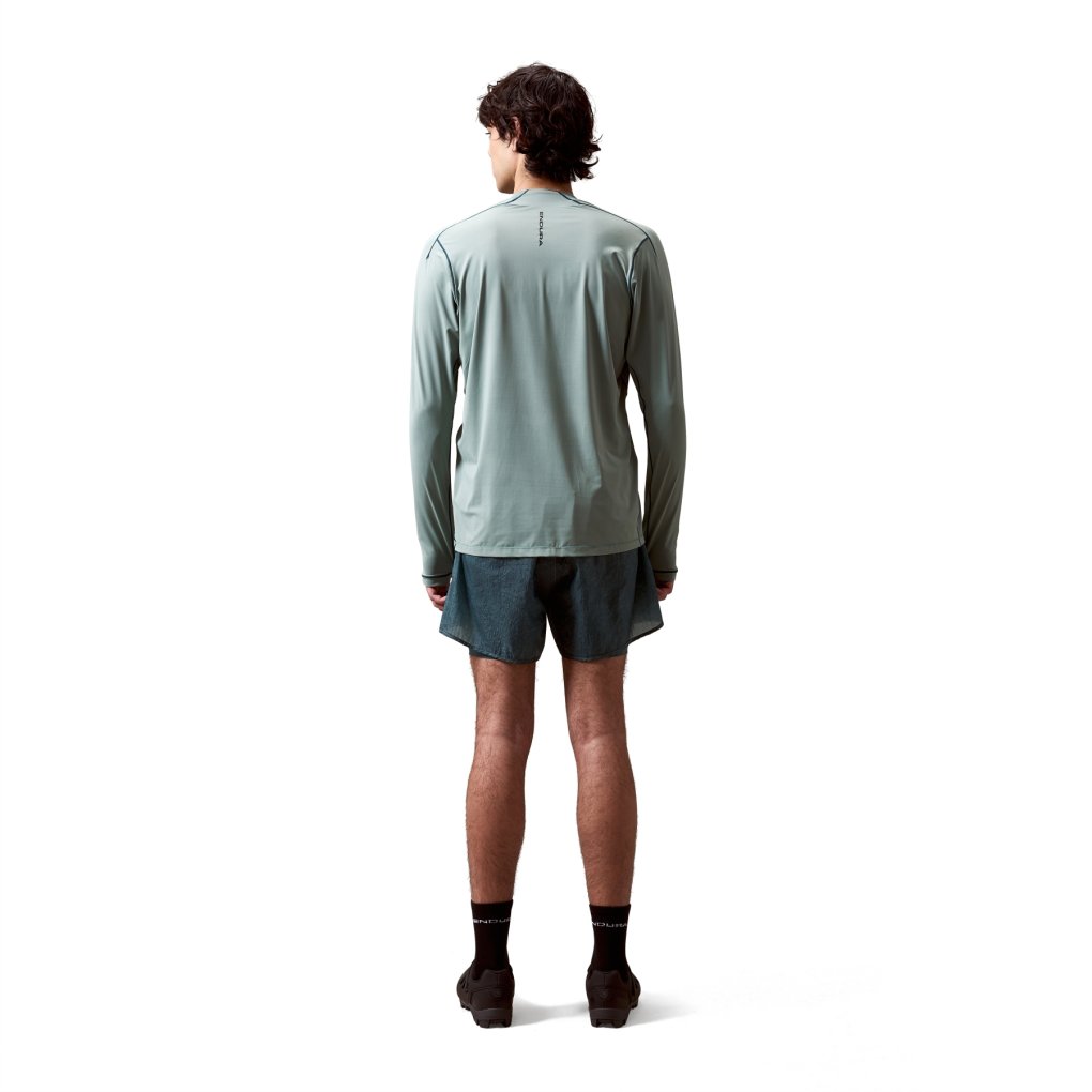 Endura Alltrack Rout Tech Long Sleeve Tee Men - sage green