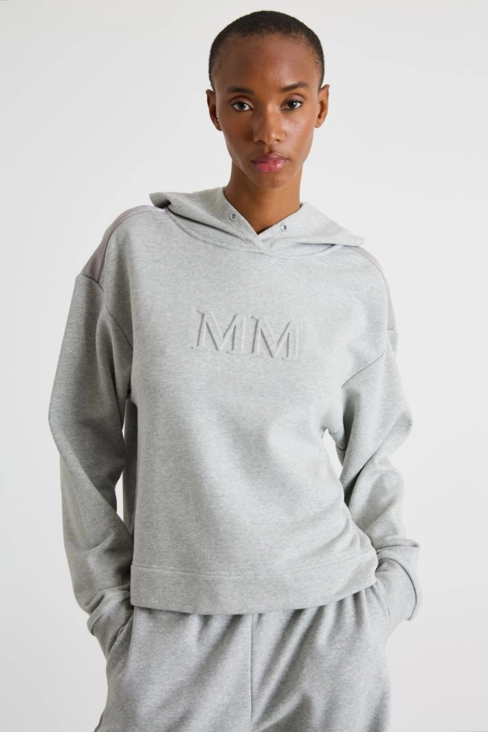 Drawstring hoodie - GREY