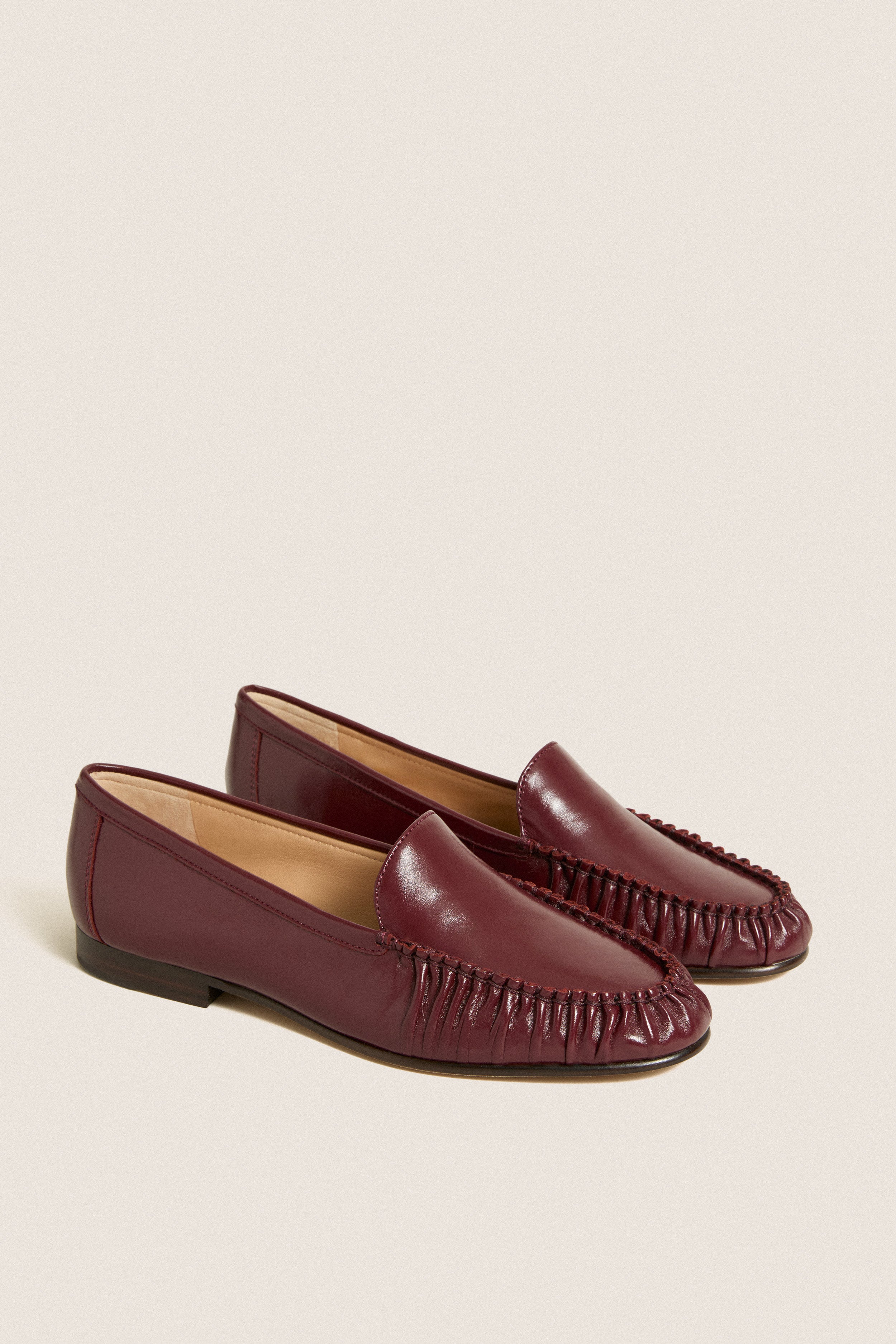 Burgundy Prilla Loafers