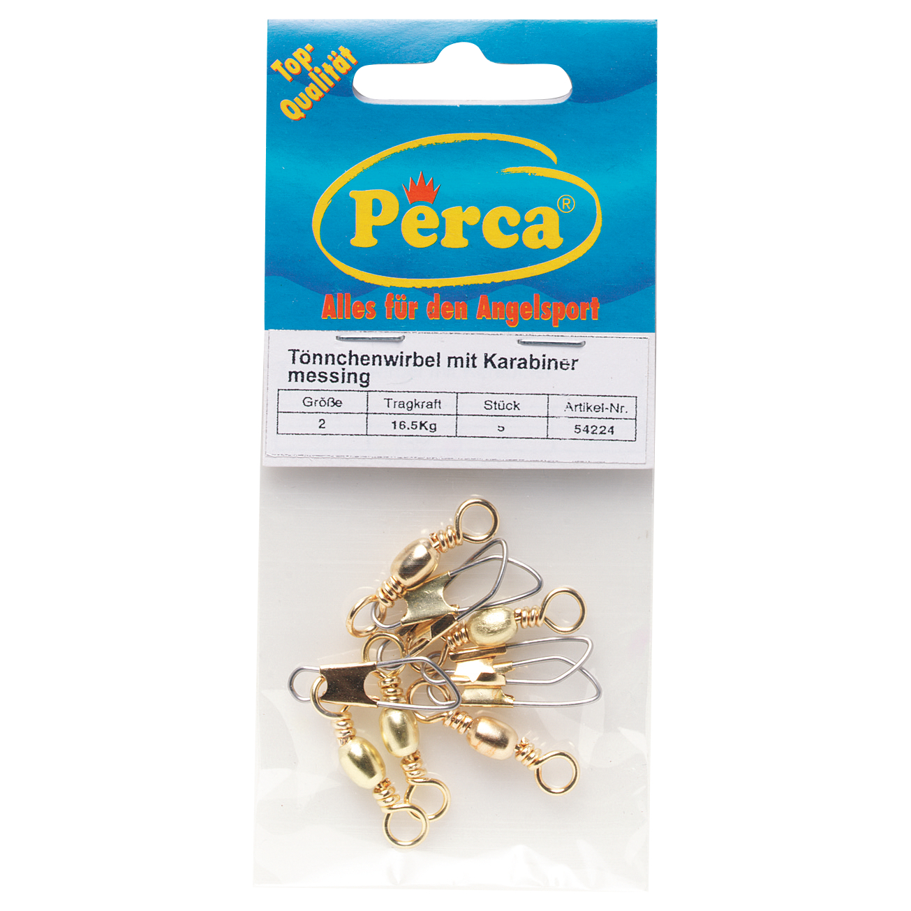 Perca Original Barrel Swivel with Snap Link