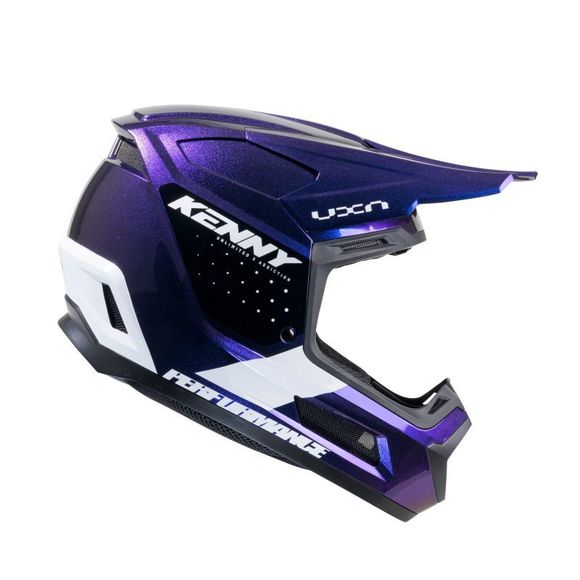 Casque cross Kenny PERFORMANCE 2025 - Violet / BlancRef : KE2261