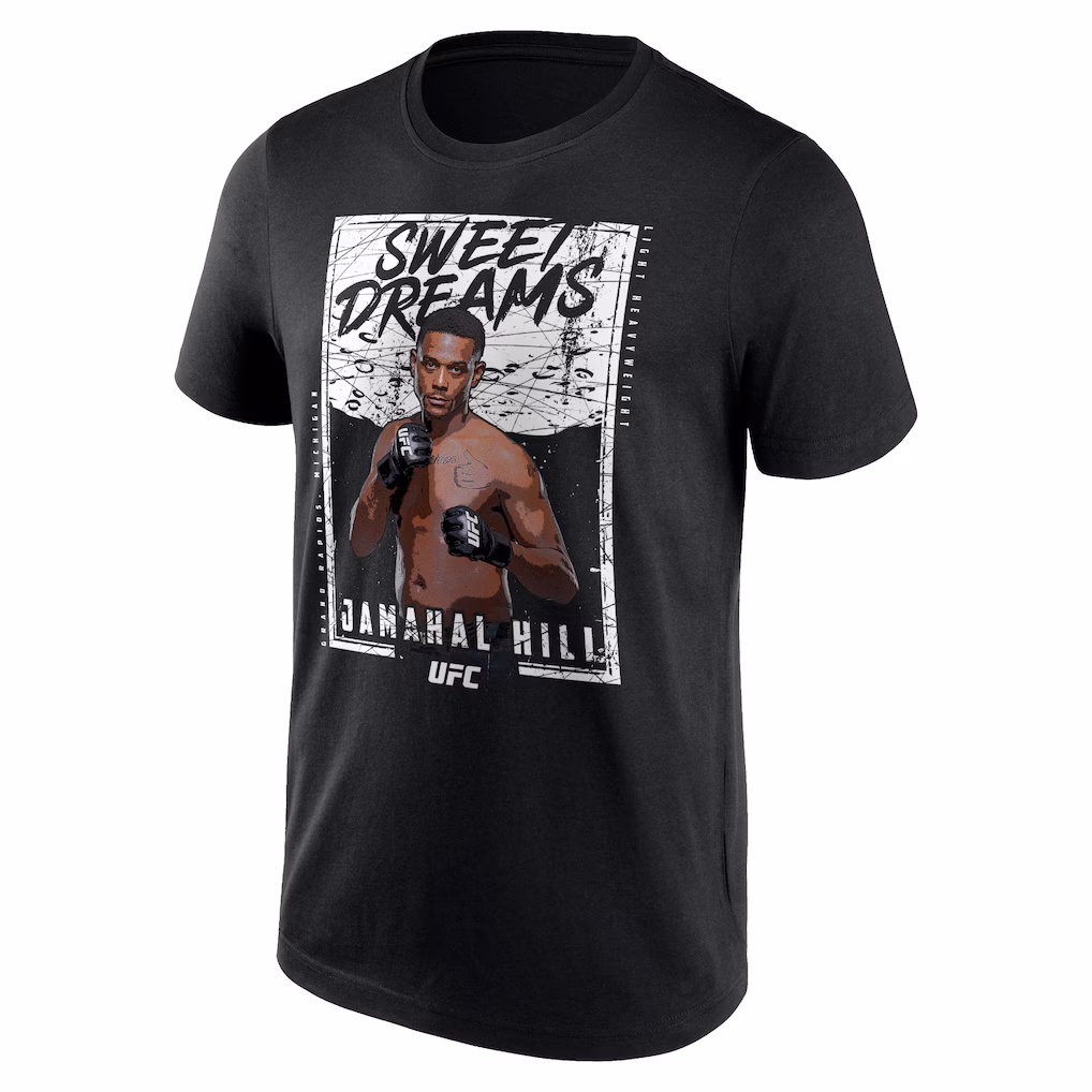 UFC Jamahal Hill Sweet Dreams T-Shirt - Black - Mens