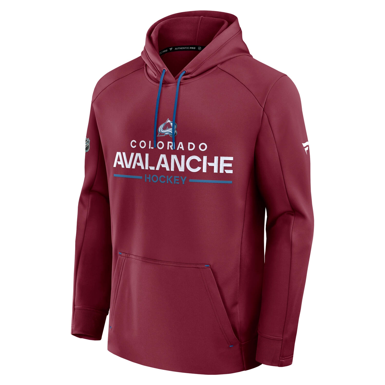 Colorado Avalanche 2025/26 Authentic Pro Rink Tech NHL Hoodie Burgundy