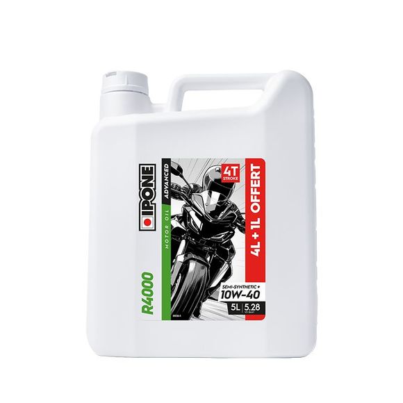 Ipone PROMO R4000 engine oil - 10W40 - 4 L + 1 L FREE (5 LITER CAN) UniversalRef: IP0024 / 801180