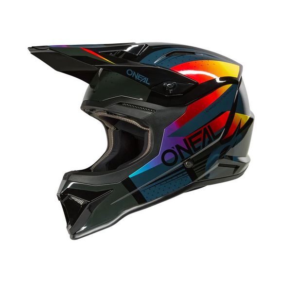 Casque cross O'Neal 1SRS - RC - ENFANT - Noir / MulticoloreRef : OL2193