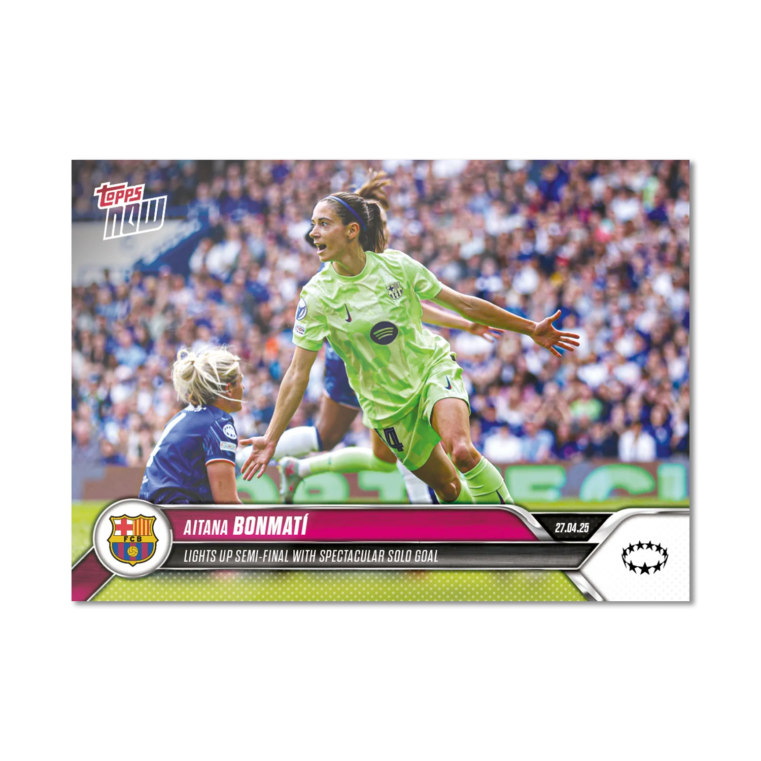 Aitana Bonmatí - 2024-25 UWCL Topps NOW® - Card 23