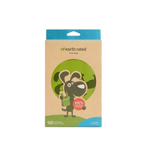 Earth Rated PoopBags with Handles - Odourless - 120 bags