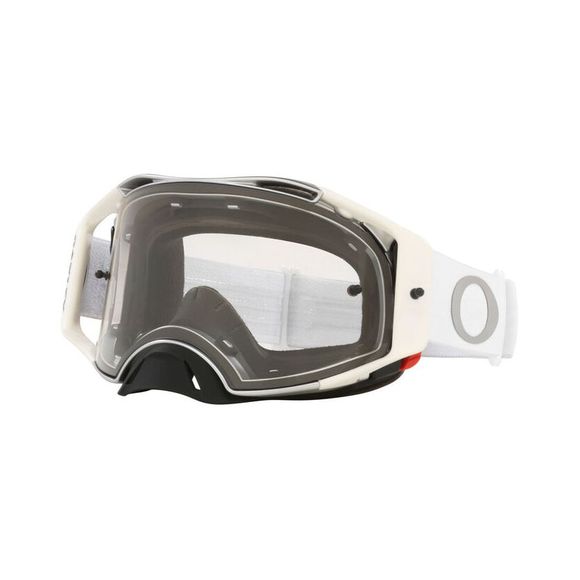 Oakley AIRBRAKE MX TUFF BLOCKS CLEAR SCREEN 2024 cross goggles - WhiteRef : OK1586 / 8007499002