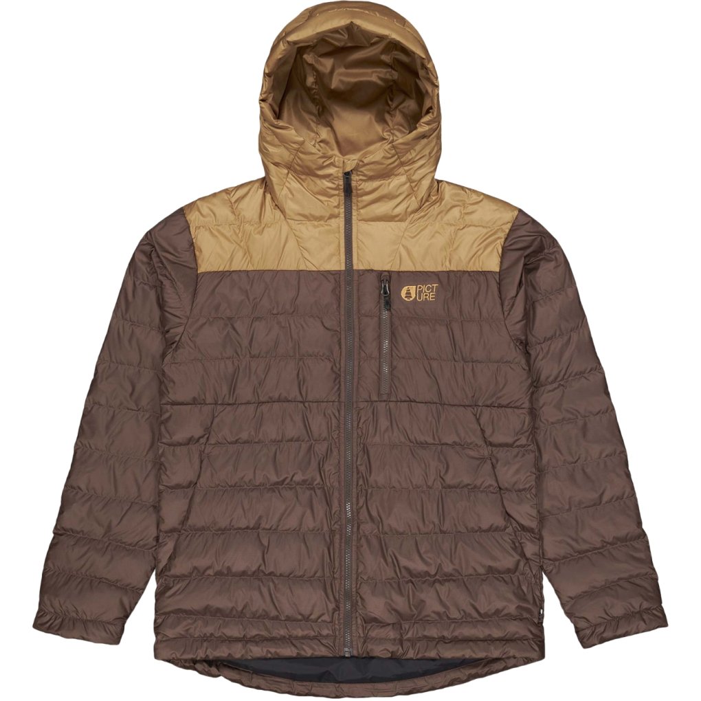 Picture Mid Puff Down Jacket Men - Brown Sugar Chicory Coffee
