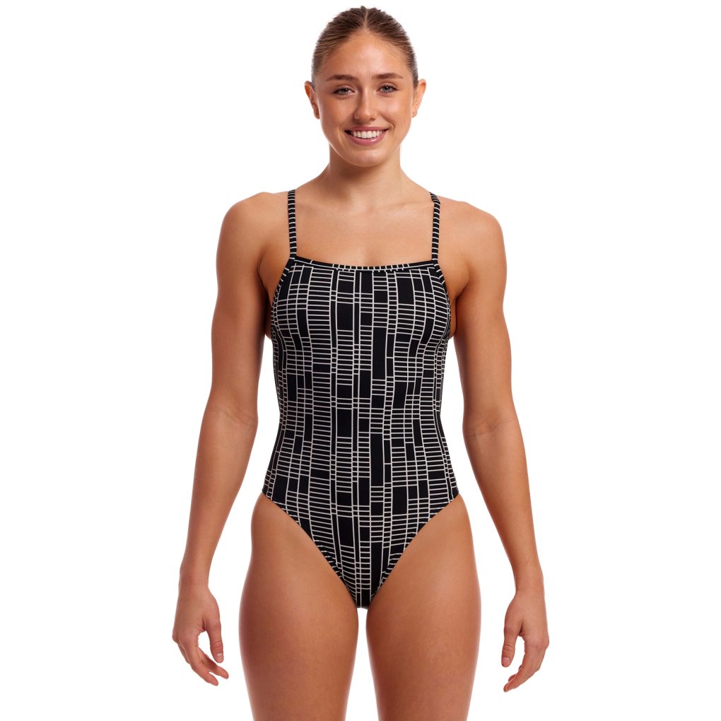 Funkita Single Strength Eco One Piece Swimsuit Women - Up The Ladder