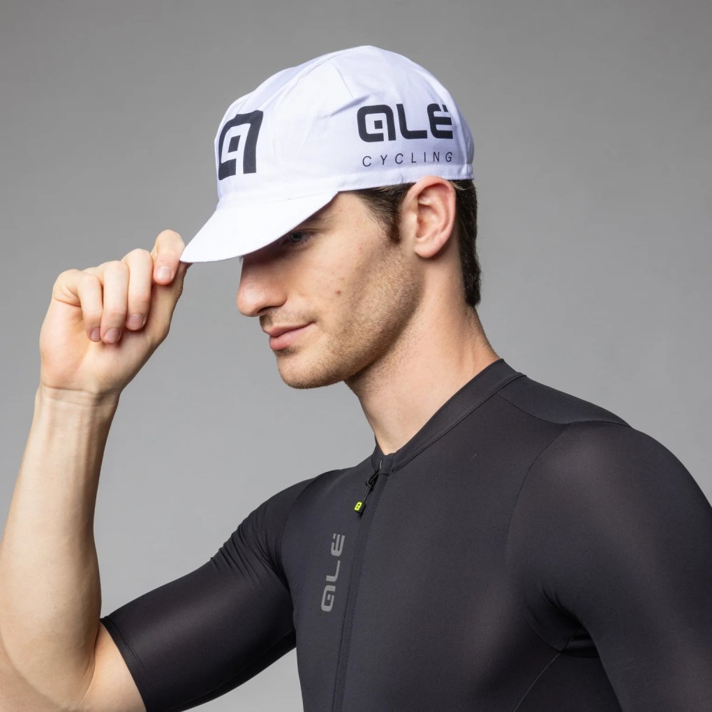 Alé Cotton Cycling Cap - white