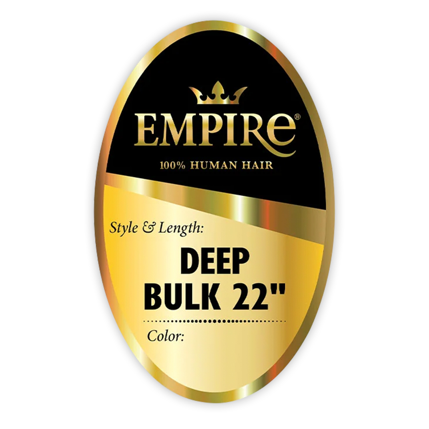 Sensationnel Human Hair Braids Empire Deep Bulk 22