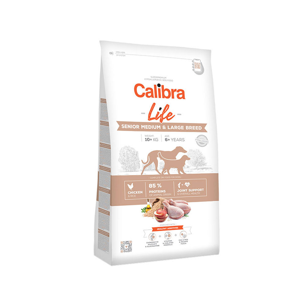 Calibra Dog Life Senior Medium & Large Breed - Chicken - 12kg