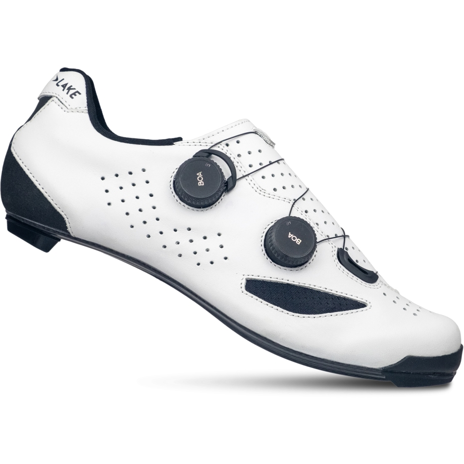 Lake CX239 Road Shoes Men - Wide - white/black